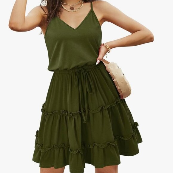 Boho Chic Spaghetti Strap Mini Dress - Perfect for Beach Vacations! - Picture 2 of 10